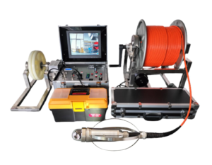 Cámara de inspección para pozos profundos FLX-PT2000REC apta para salmuera (saltwater) hasta 500 metros